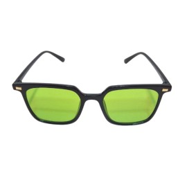 Verona nero lente verde- occhiali da sole uomo e donna